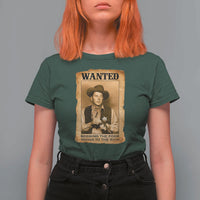 Ronald Reagan Cowboy Retro American President T Shirt For Women Robbing The Poor GIving To Te Rich