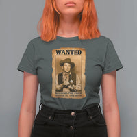 Ronald Reagan Cowboy Retro American President T Shirt For Women Robbing The Poor GIving To Te Rich
