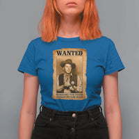 Ronald Reagan Cowboy Retro American President T Shirt For Women Robbing The Poor GIving To Te Rich