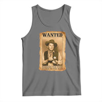 Ronald Reagan Cowboy Retro American President Tank Top Robbing The Poor GIving To Te Rich