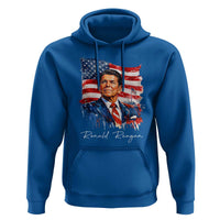 Ronald Regan Patriotic American Flag President Hoodie