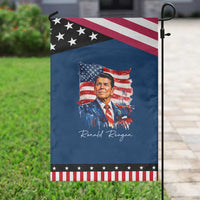 Ronald Reagan Patriotic American Flag President Garden Flag