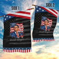 Ronald Reagan Patriotic American Flag President Garden Flag