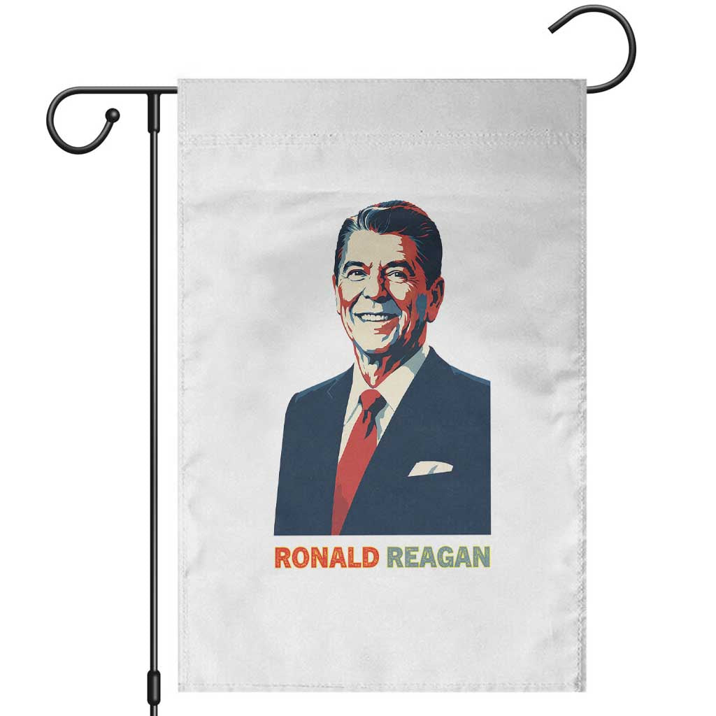 Ronald Regan Garden Flag American Flag US President