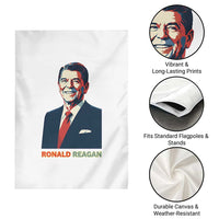 Ronald Regan Garden Flag American Flag US President