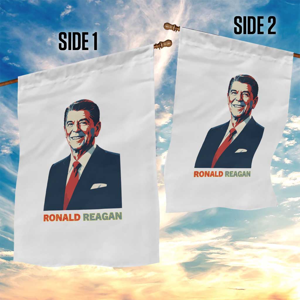 Ronald Regan Garden Flag American Flag US President
