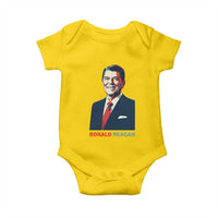 Ronald Regan Baby Onesie American Flag US President