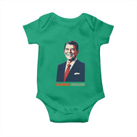 Ronald Regan Baby Onesie American Flag US President