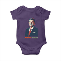 Ronald Regan Baby Onesie American Flag US President