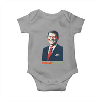Ronald Regan Baby Onesie American Flag US President