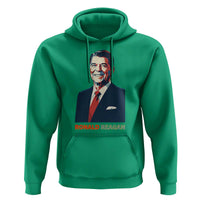 Ronald Regan Hoodie American Flag US President