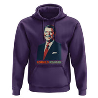 Ronald Regan Hoodie American Flag US President