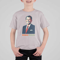 Ronald Regan T Shirt For Kid American Flag US President
