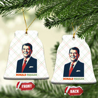 Ronald Regan Ceramic Ornament American Flag US President