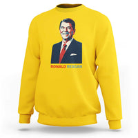 Ronald Regan Sweatshirt American Flag US President