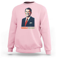 Ronald Regan Sweatshirt American Flag US President