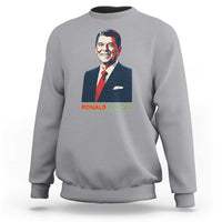 Ronald Regan Sweatshirt American Flag US President