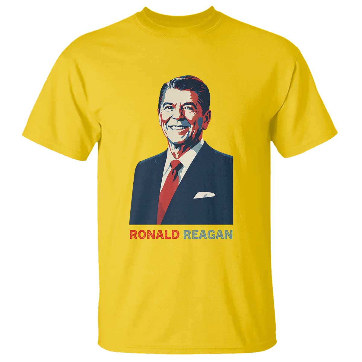Ronald Regan T Shirt American Flag US President