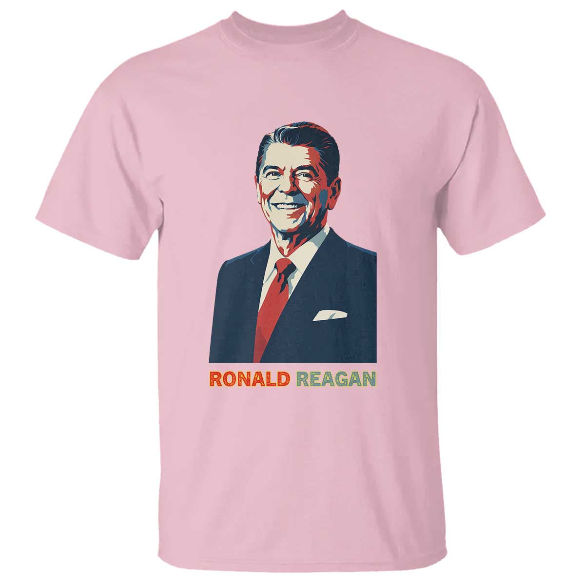 Ronald Regan T Shirt American Flag US President