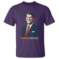 Ronald Regan T Shirt American Flag US President