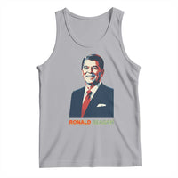 Ronald Regan Tank Top American Flag US President