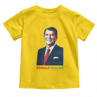Ronald Regan Toddler T Shirt American Flag US President