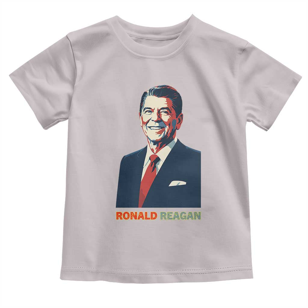 Ronald Regan Toddler T Shirt American Flag US President