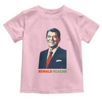 Ronald Regan Toddler T Shirt American Flag US President