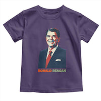 Ronald Regan Toddler T Shirt American Flag US President