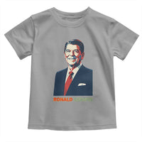 Ronald Regan Toddler T Shirt American Flag US President