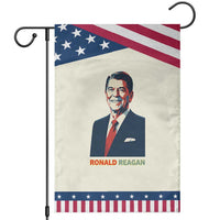 Ronald Reagan Garden Flag American Flag US President