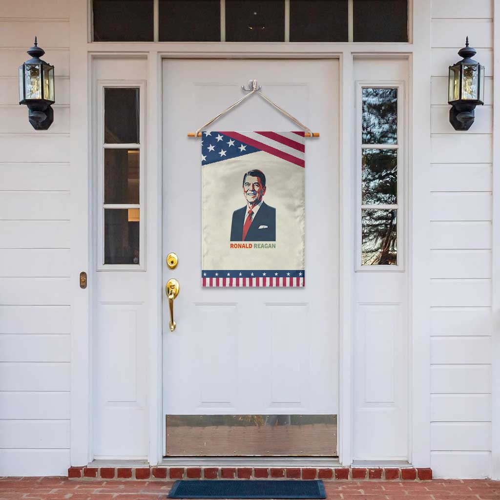 Ronald Reagan Garden Flag American Flag US President