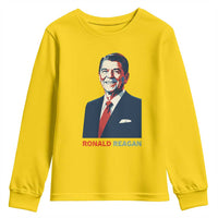 Ronald Regan Youth Sweatshirt American Flag US President