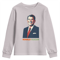 Ronald Regan Youth Sweatshirt American Flag US President
