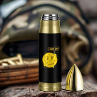 I Hate You Bullet Tumbler Vintage Yellow Happy Smile Face
