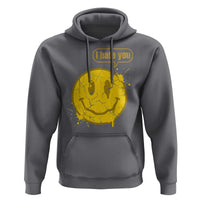 I Hate You Hoodie Vintage Yellow Happy Smile Face