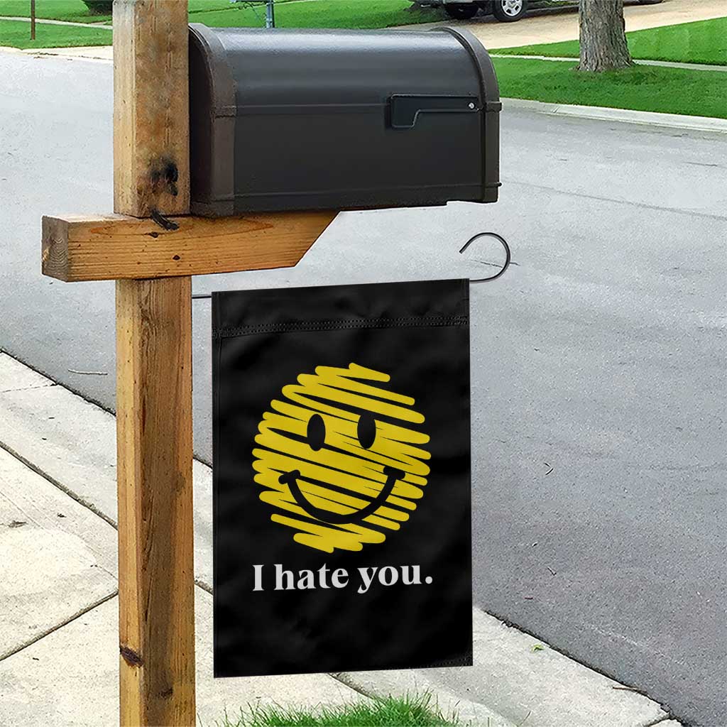 I Hate You Smile Face Meme Garden Flag Viral Sarcastic Humor