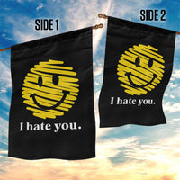 I Hate You Smile Face Meme Garden Flag Viral Sarcastic Humor