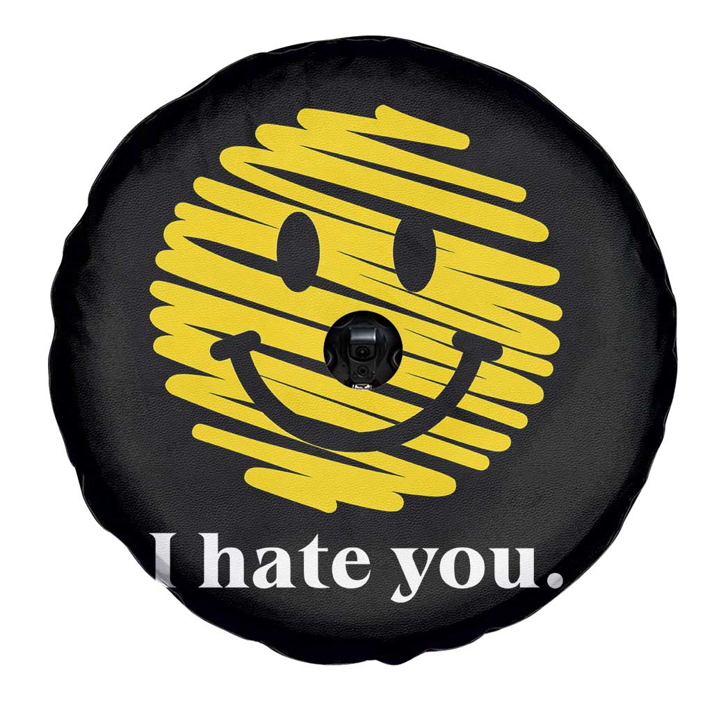 I Hate You Smile Face Meme Spare Tire Cover Viral Sarcastic Humor