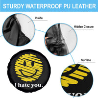 I Hate You Smile Face Meme Spare Tire Cover Viral Sarcastic Humor