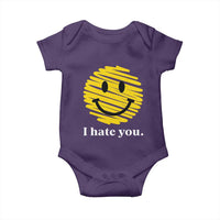 I Hate You Smile Face Meme Baby Onesie Viral Sarcastic Humor