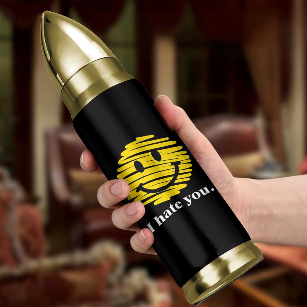 I Hate You Smile Face Meme Bullet Tumbler Viral Sarcastic Humor