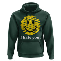 I Hate You Smile Face Meme Hoodie Viral Sarcastic Humor
