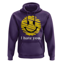 I Hate You Smile Face Meme Hoodie Viral Sarcastic Humor