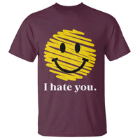 I Hate You Smile Face Meme T Shirt Viral Sarcastic Humor