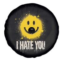 I Hate You Smile Face Spare Tire Cover Funny Sarcastic Meme