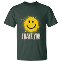 I Hate You Smile Face T Shirt Funny Sarcastic Meme