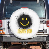 I Hate You Spare Tire Cover Funny Smile Face Emoticon Meme