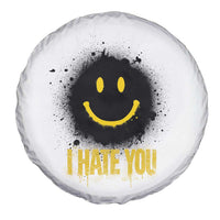 I Hate You Spare Tire Cover Funny Smile Face Emoticon Meme