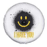 I Hate You Spare Tire Cover Funny Smile Face Emoticon Meme